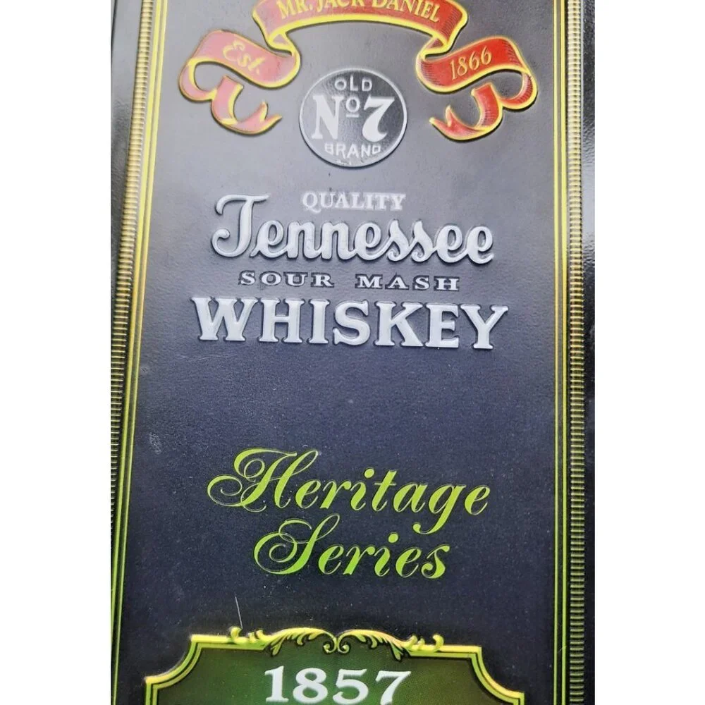 Vintage JACK DANIELS Tin box OLD No 7  WHISKEY HERITAGE‎ SERIES w/swizzle sticks
